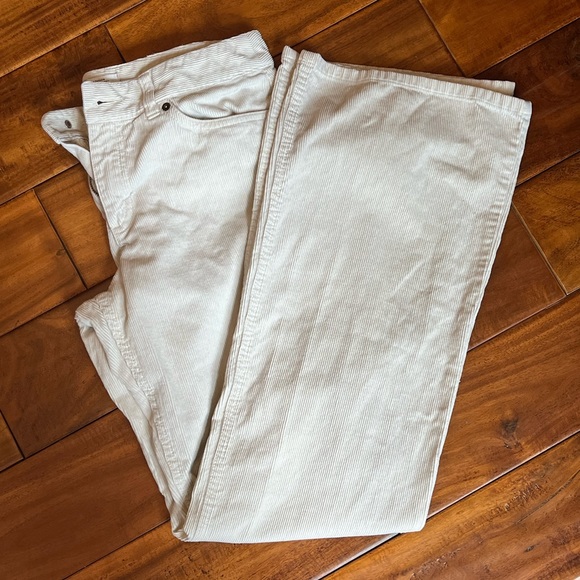 Ann Taylor Loft low-waisted boot-cut corduroy pants - Picture 2 of 5